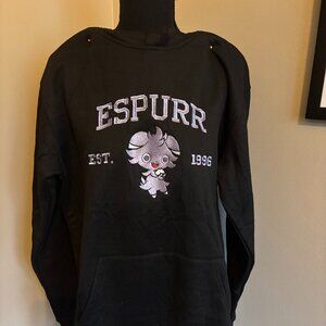 Pokemon "Espurr" Anime Embroidered Sweatshirt-Medium